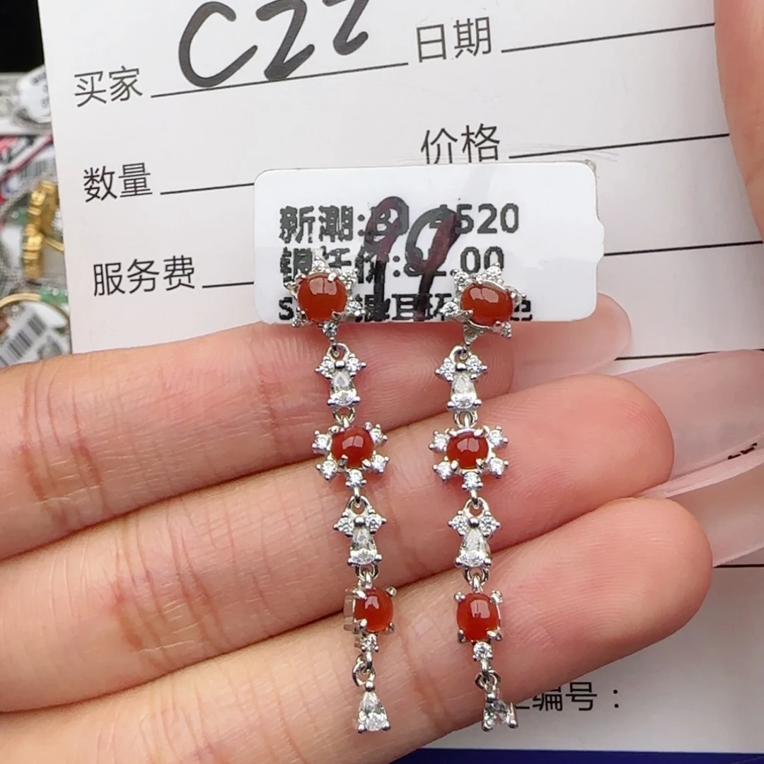 银S925镶嵌戒指翡翠