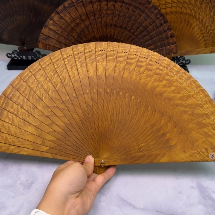 金丝楠金丝楠木扇子21 29