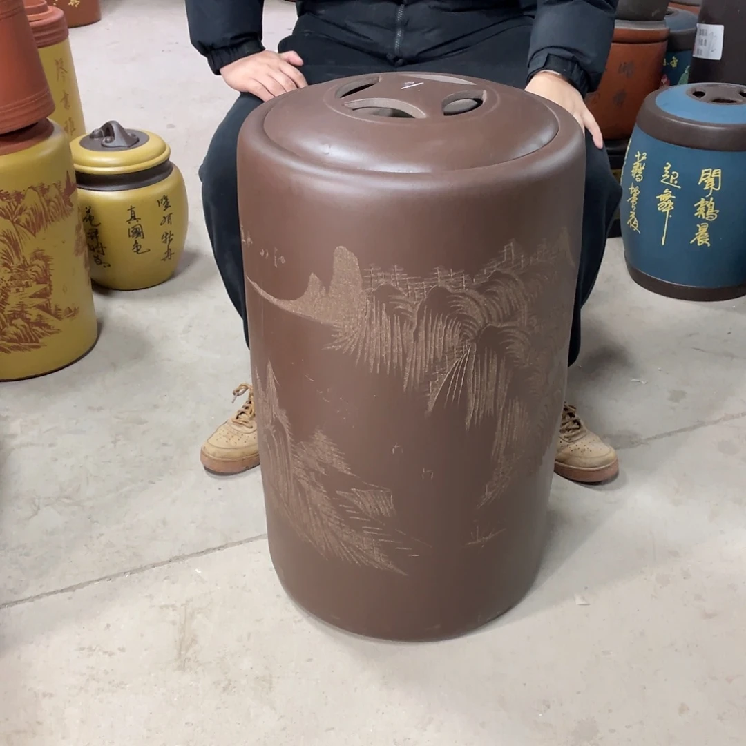 宜兴原矿紫砂茶叶罐