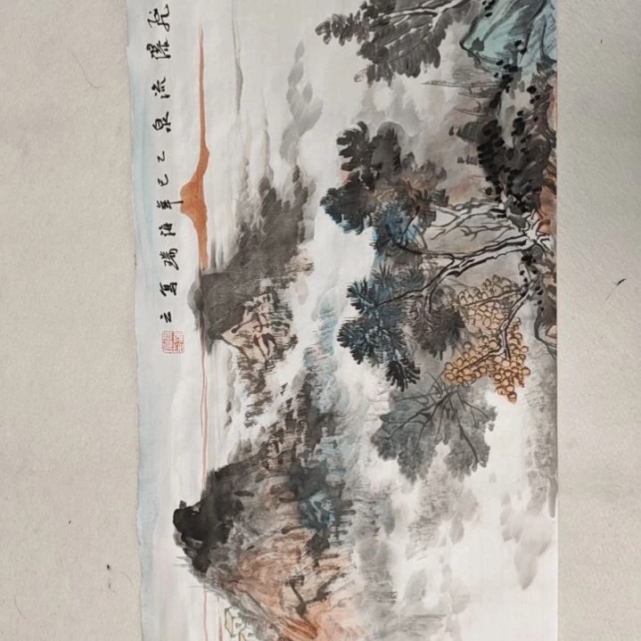 国画贾海瑞老师现场定制