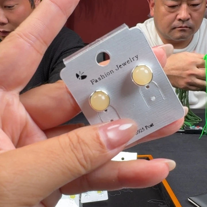 和田玉银S925镶嵌颈饰