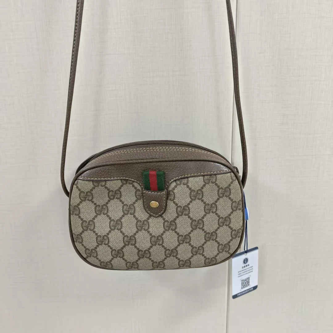 95新 GUCCI/古驰 G专属/古驰苹果斜挎包/19174