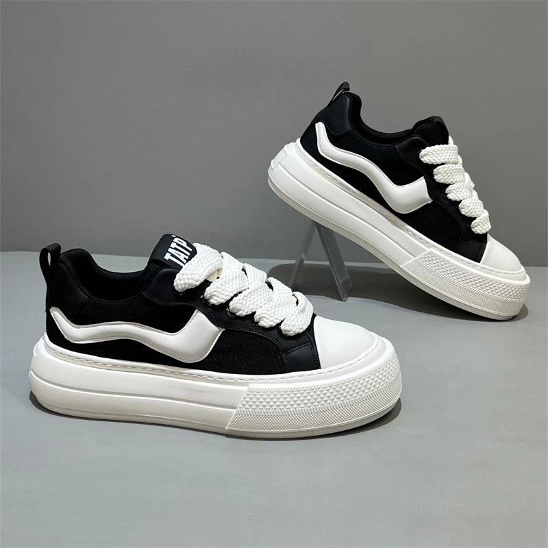 男鞋休闲春季新款韩版厚底休闲鞋子百搭透气布面板鞋轻便男士布鞋