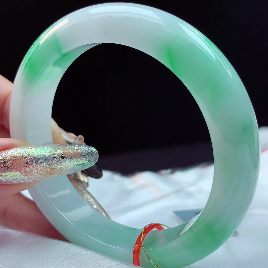 未镶嵌手镯翡翠55圈5018