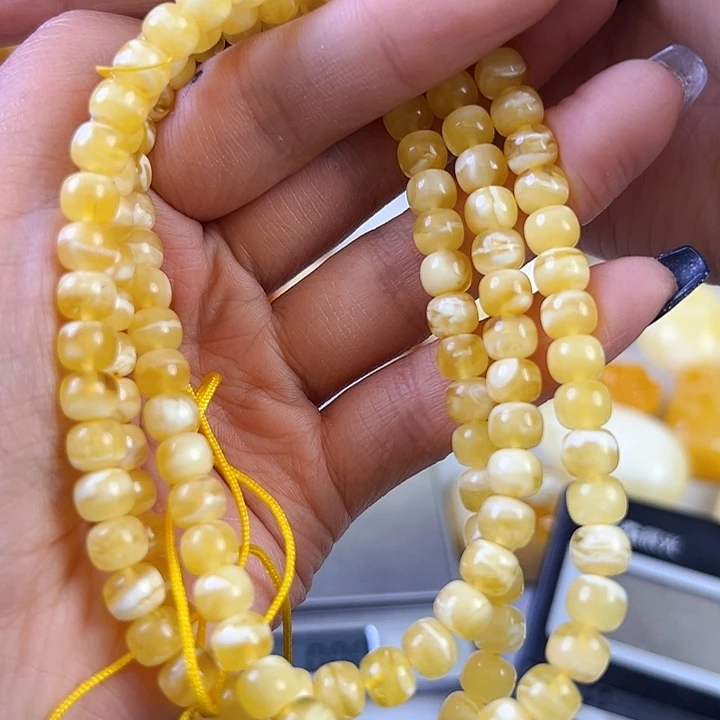 蜜蜡颈饰未镶嵌蜜蜡