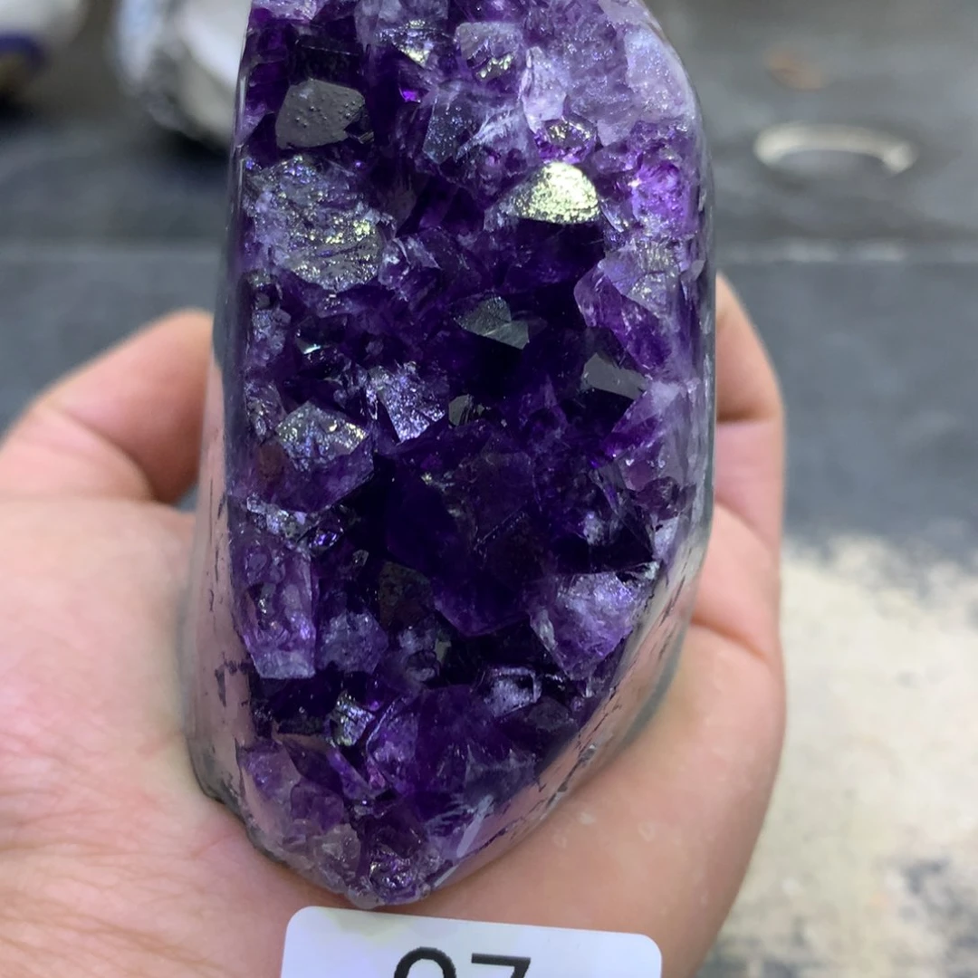 水晶摆件未镶嵌紫晶97