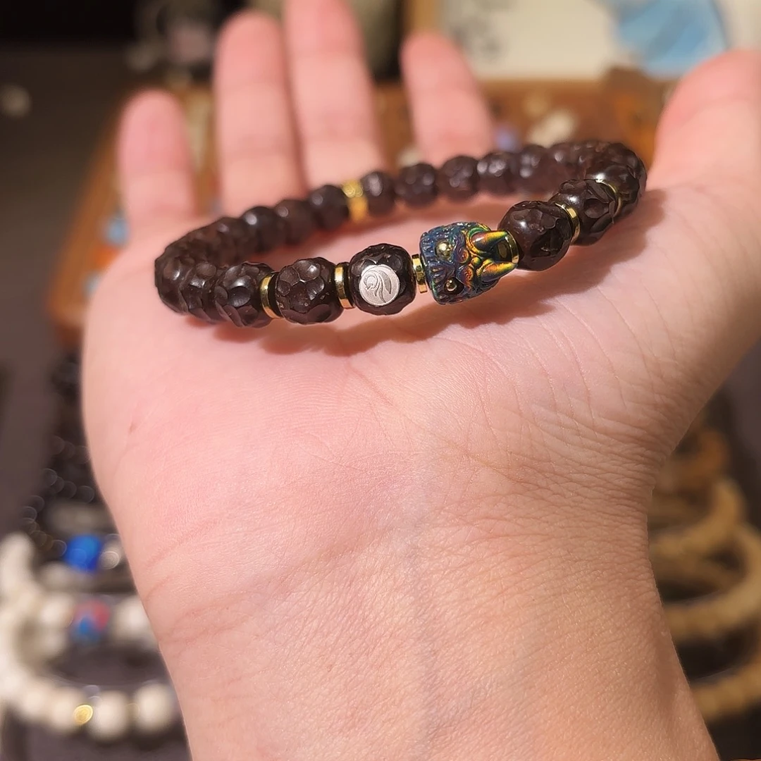 白玉菩提手串W****猪椰蒂