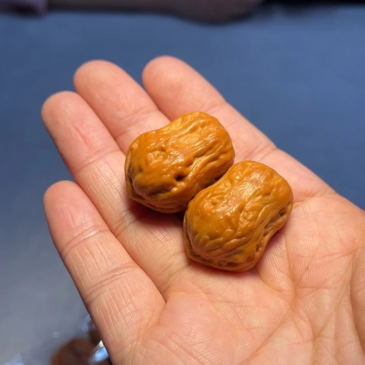 文玩核桃把件花生8763