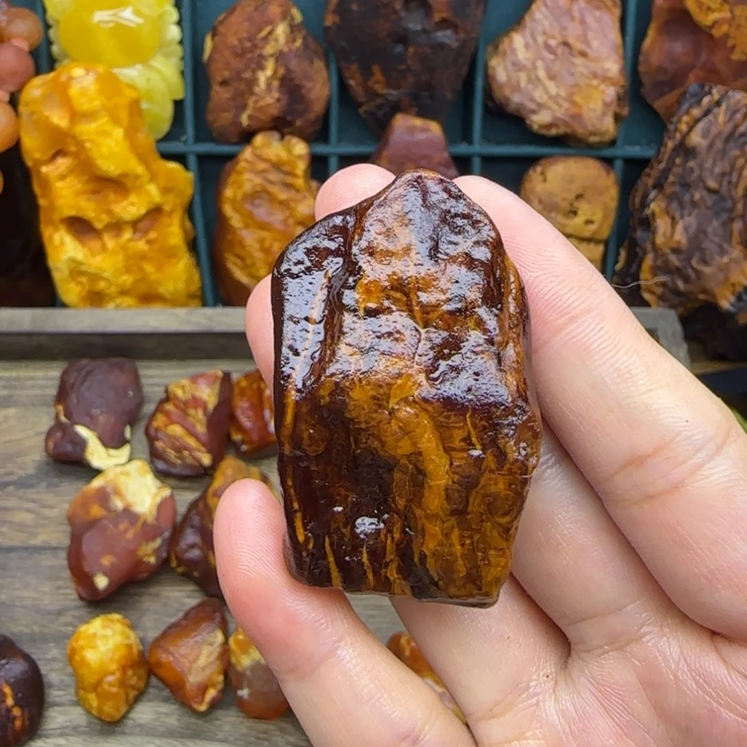 中***1琥珀未镶嵌珠宝奇石琥珀