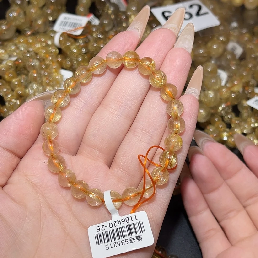 未镶嵌手串发晶小****呀卡7