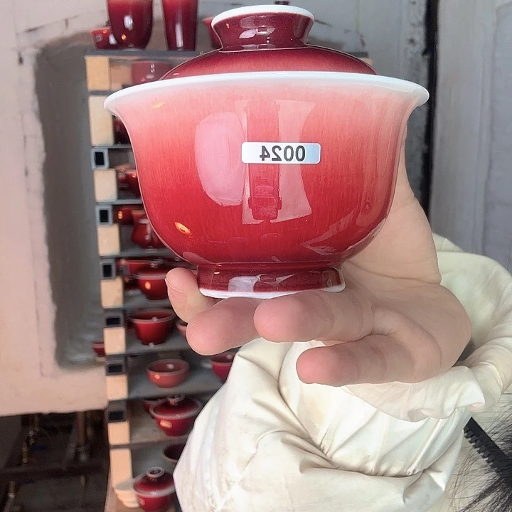 瓷片景德镇郎红陶瓷