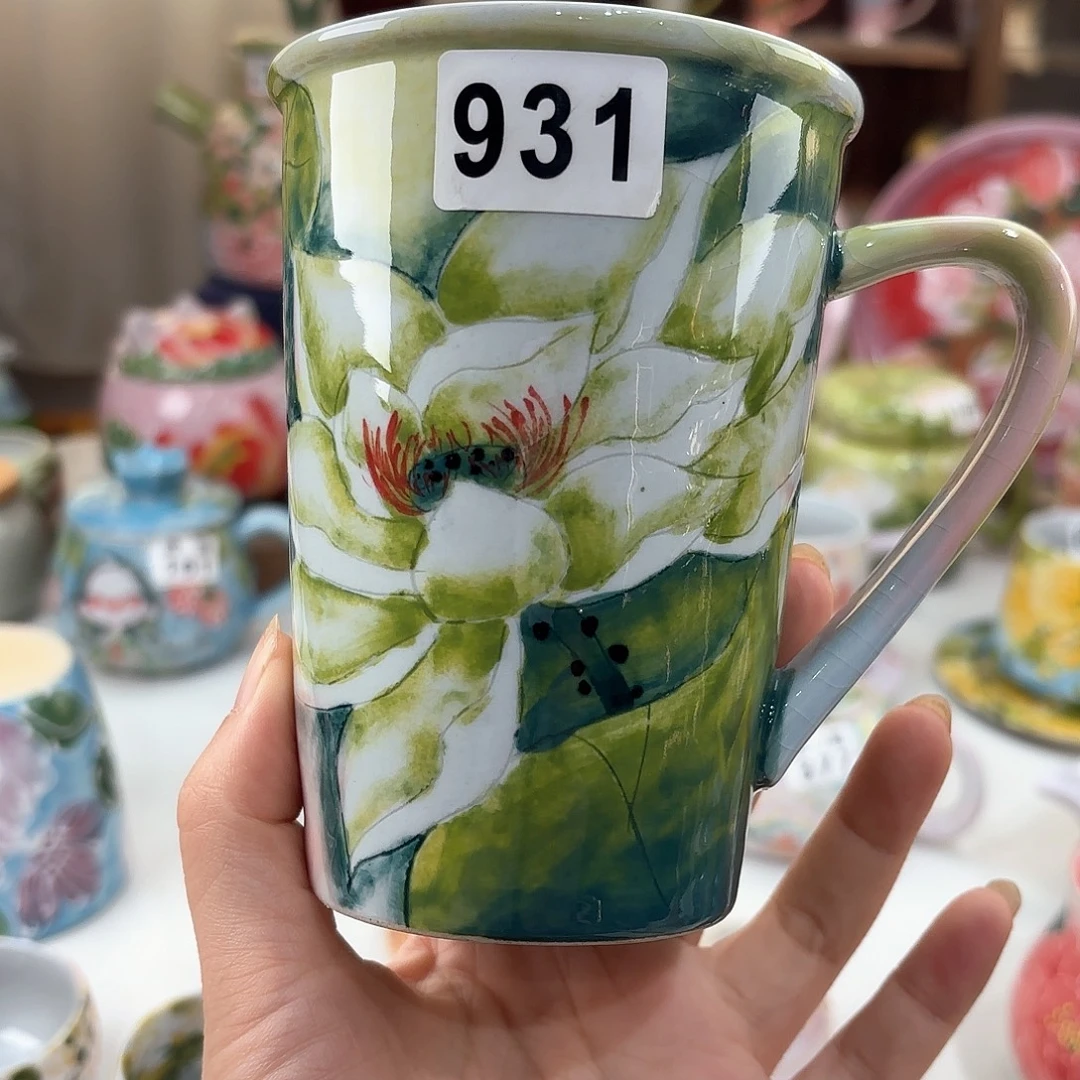 景德镇手绘高温釉下彩陶瓷茶具