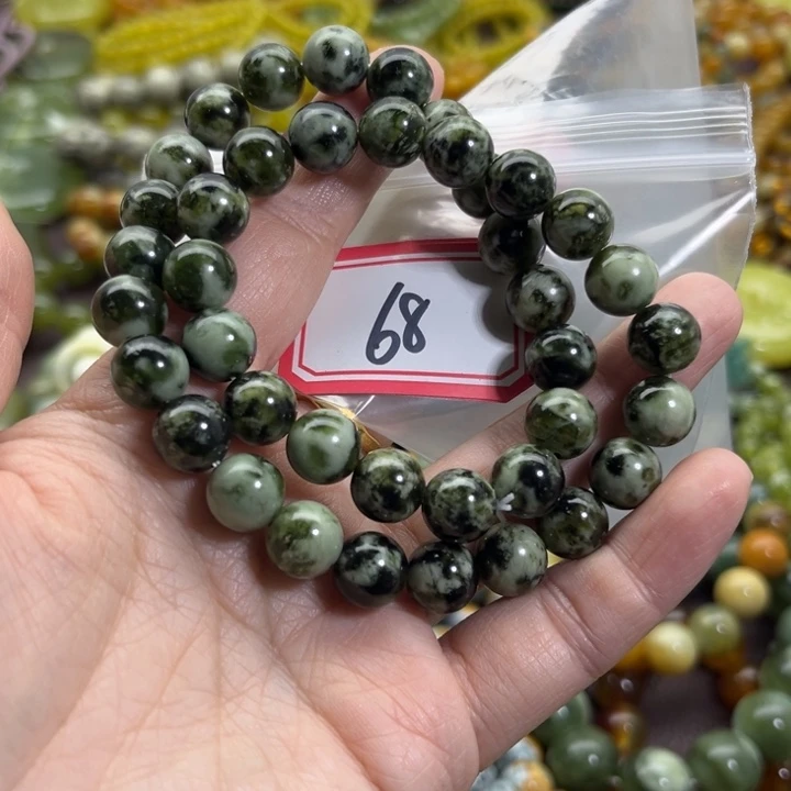 蛇纹石玉未镶嵌手链