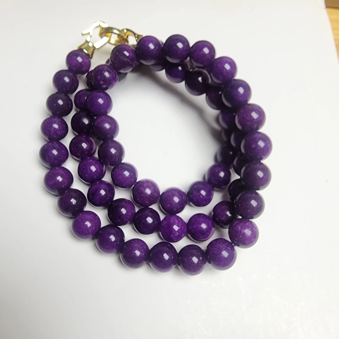 南非老矿泥地玉化料项链