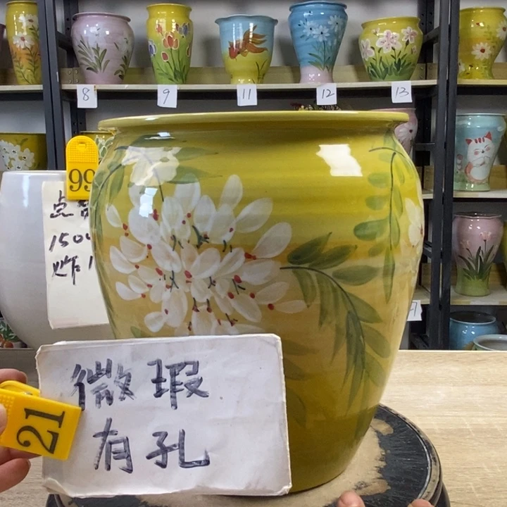 景德镇高温陶瓷花盆