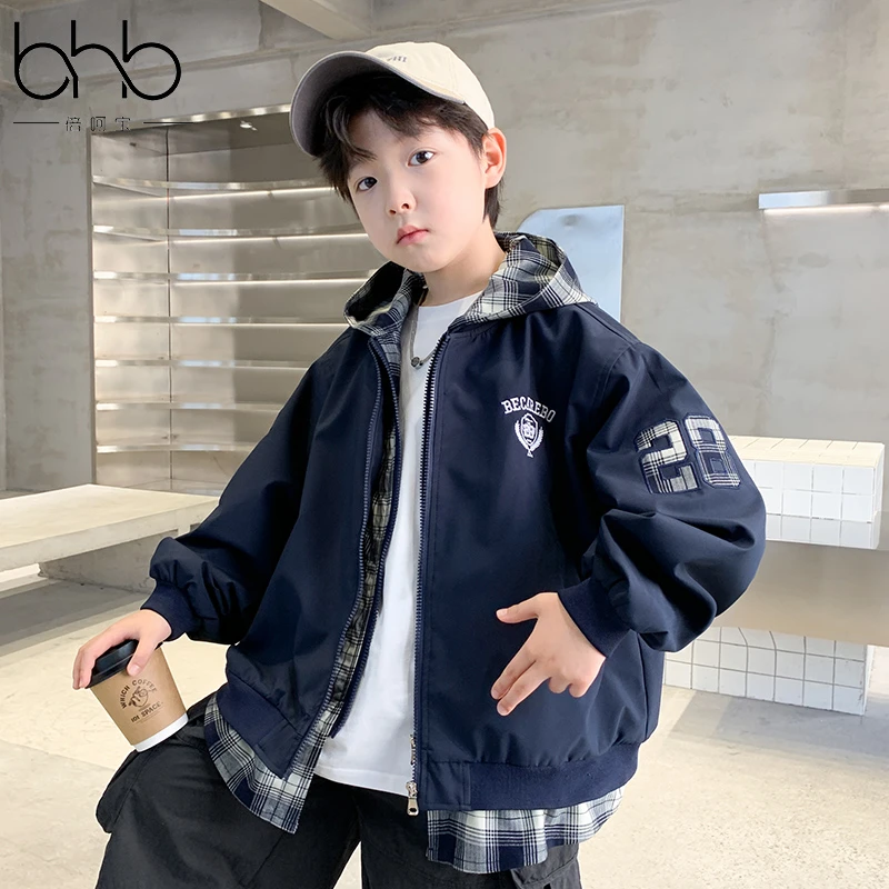儿童装男童外套春秋款2025新款中大童潮牌衣服秋季酷帅秋装男孩潮