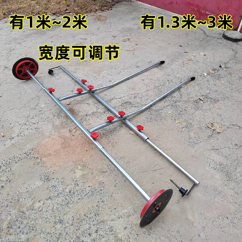 人力大蒜盖膜机 洋葱盖膜机 宽窄可调节 湿地盖地膜机