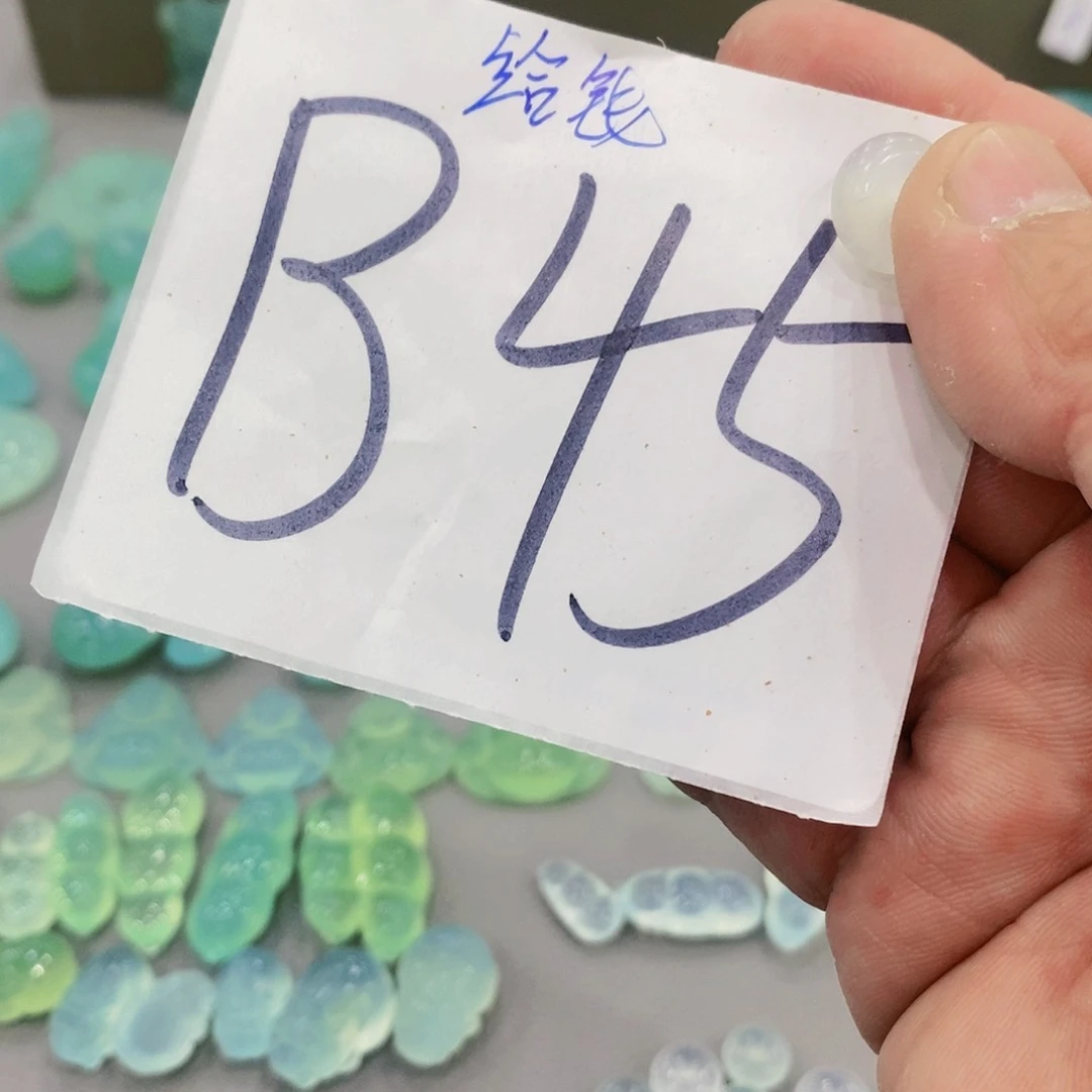 蛇纹石玉珠宝奇石未镶嵌小*鸭