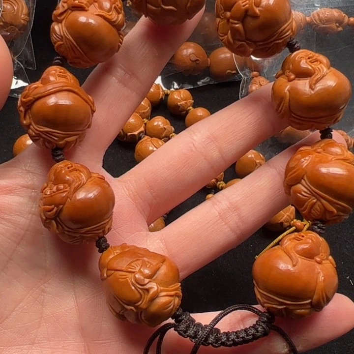 我***…手串橄榄核21大肚