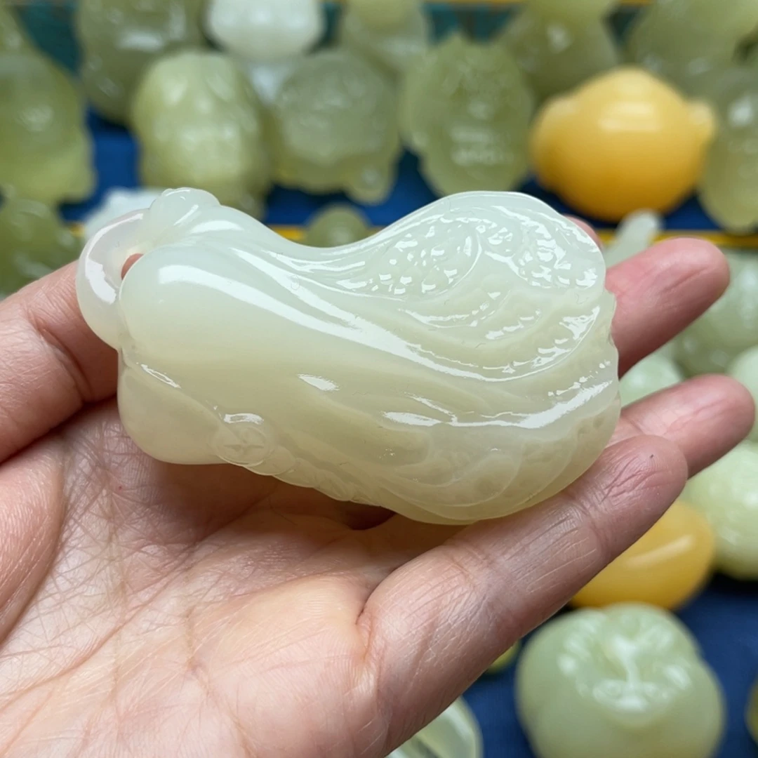 玉天然桌面小摆件