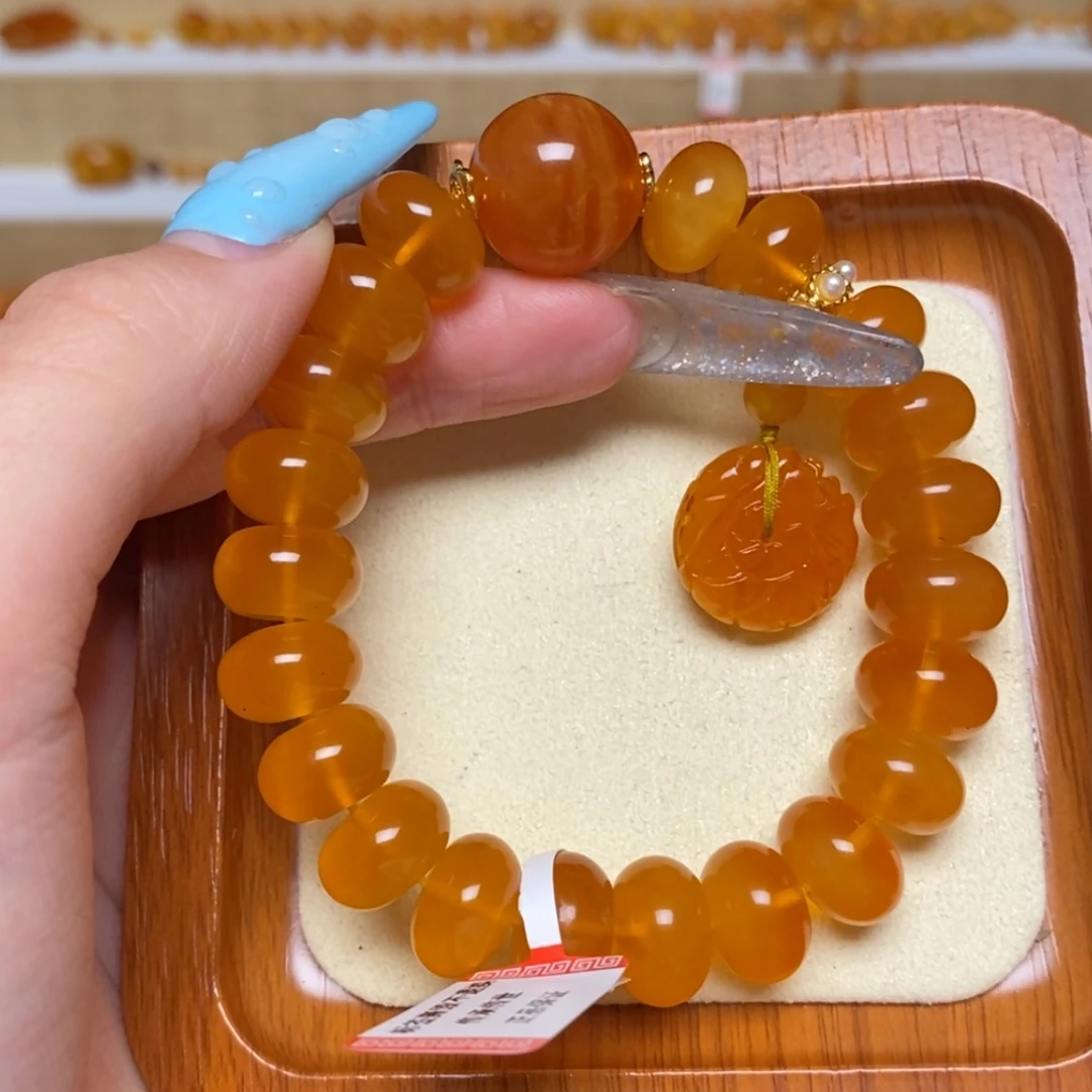 【闪购商品】未镶嵌蜜蜡手链手串