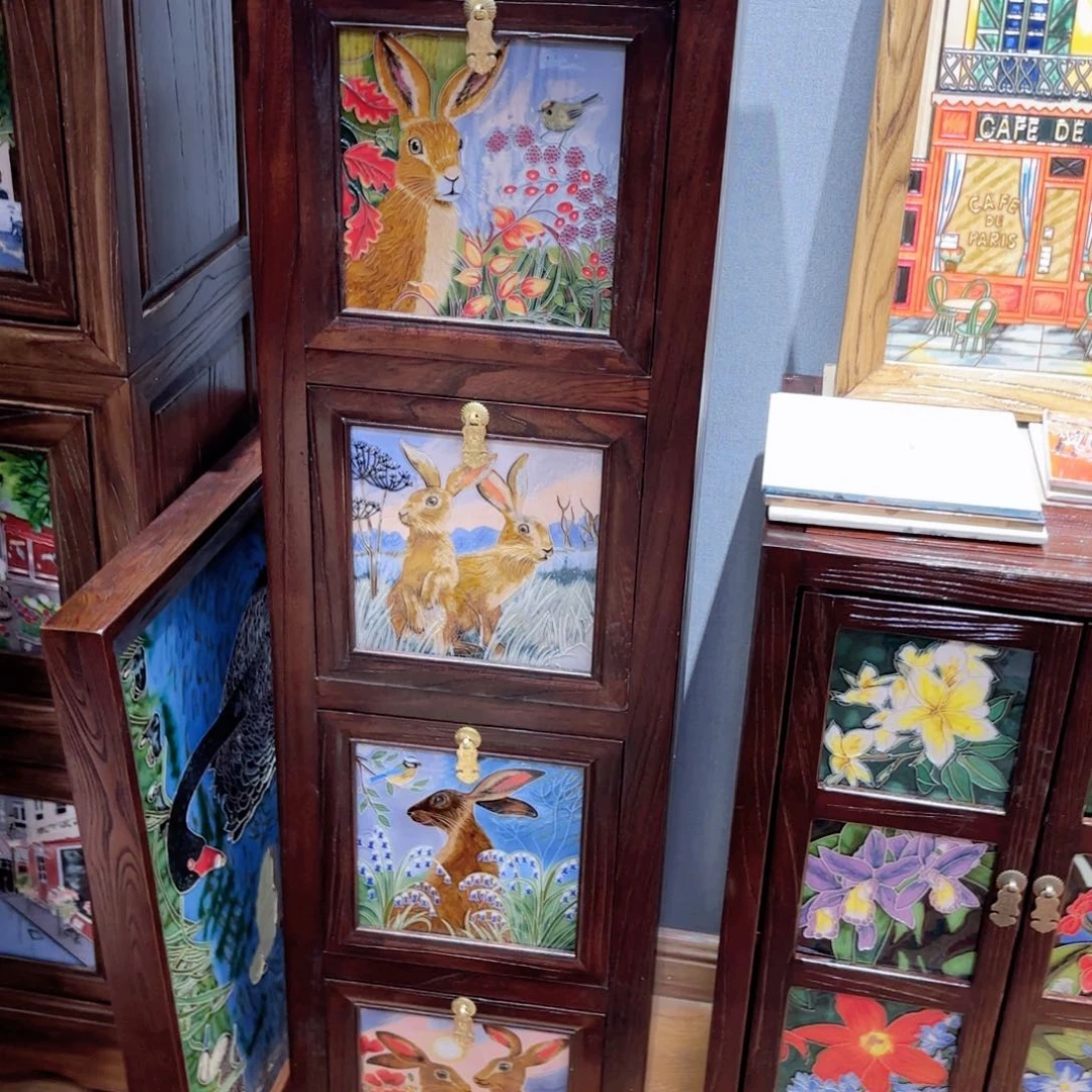 瓷片117.33.33老榆木四斗柜特价福利