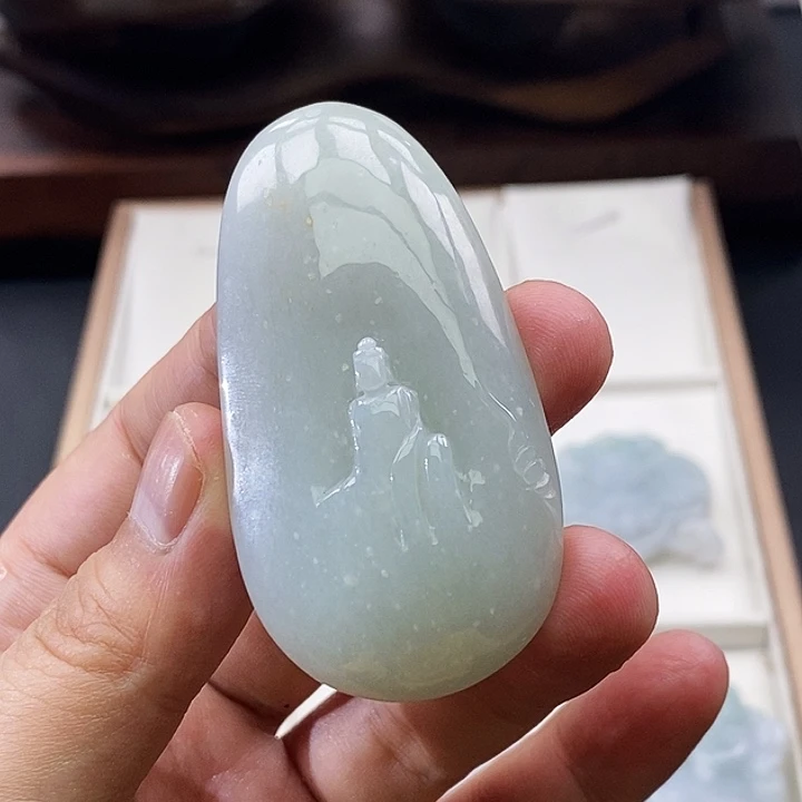 颈饰未镶嵌翡翠缅甸天然翡翠A货