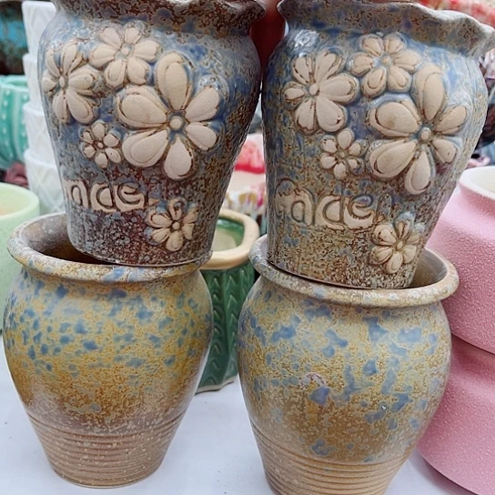 多肉绿植陶瓷花盆9.9包邮^_^