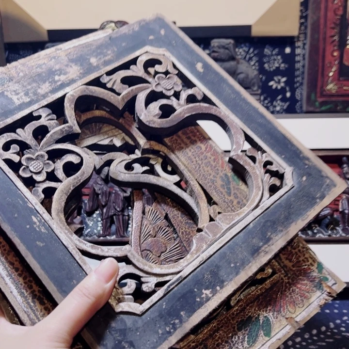 小***画香樟木老物件老物件老物件