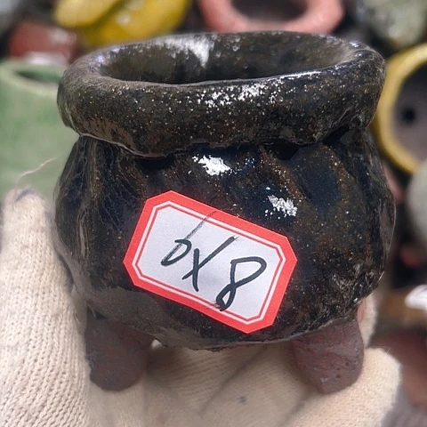 粗陶花盆手工花盆制作