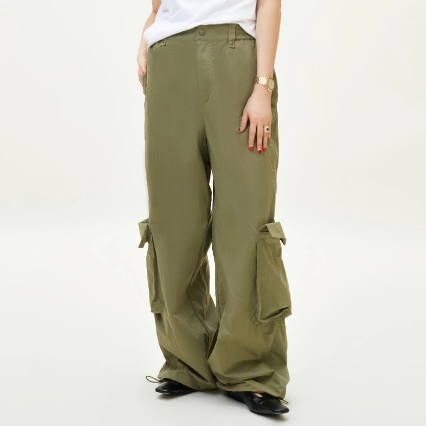 GOLDENBARRY|554012辣妹风肌理工装裤