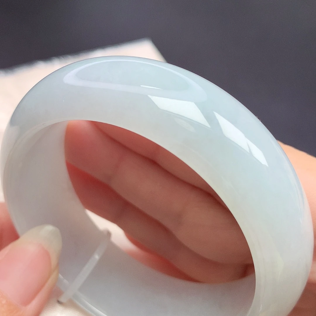 翡翠未镶嵌手镯56.3圈口