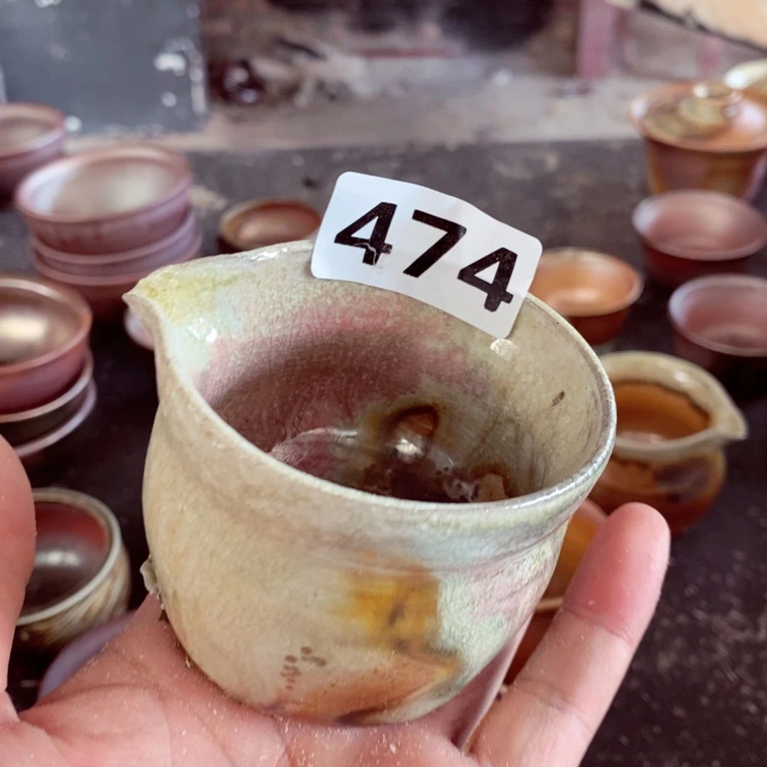 柴烧茶具陶瓷杯子