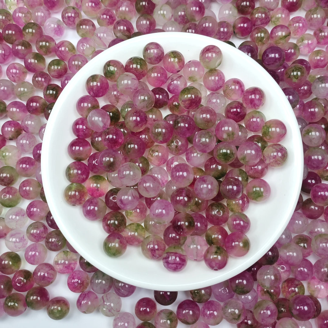 散珠W1780（新款） 西瓜碧玺10MM*20颗