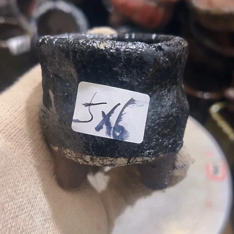 粗陶花盆手工花盆制作