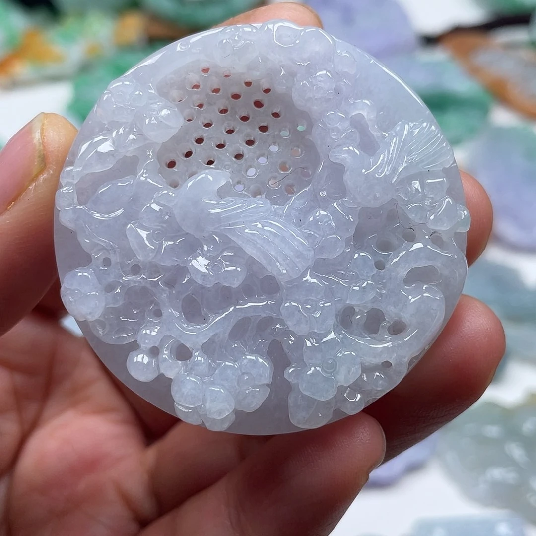 颈饰未镶嵌翡翠翡玉缘翡翠