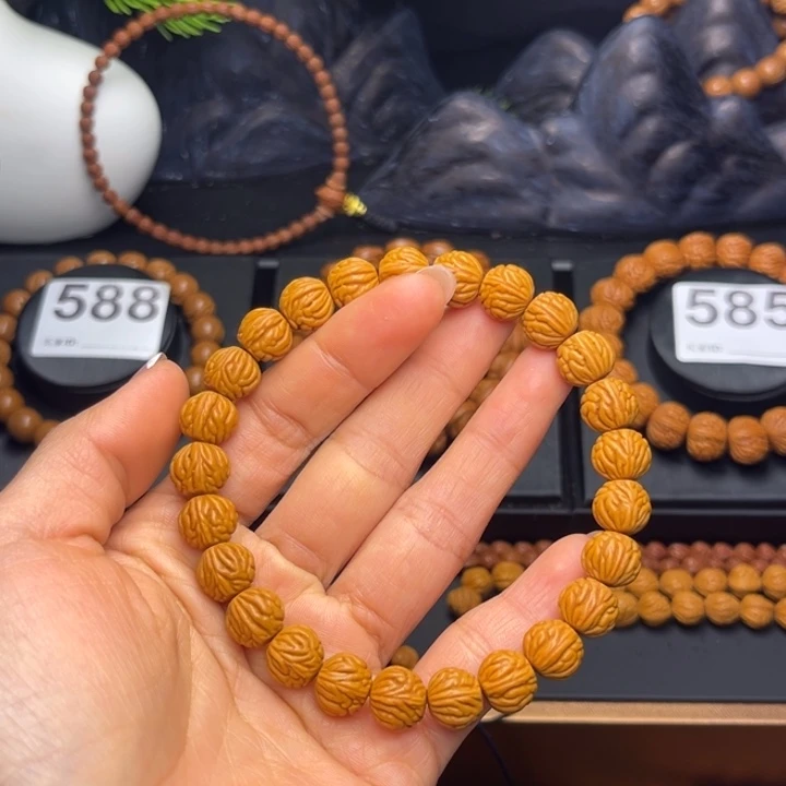 有***～桃核吊坠小金豆1.0