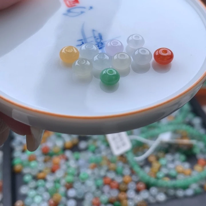 翡翠散珠鼓珠一手