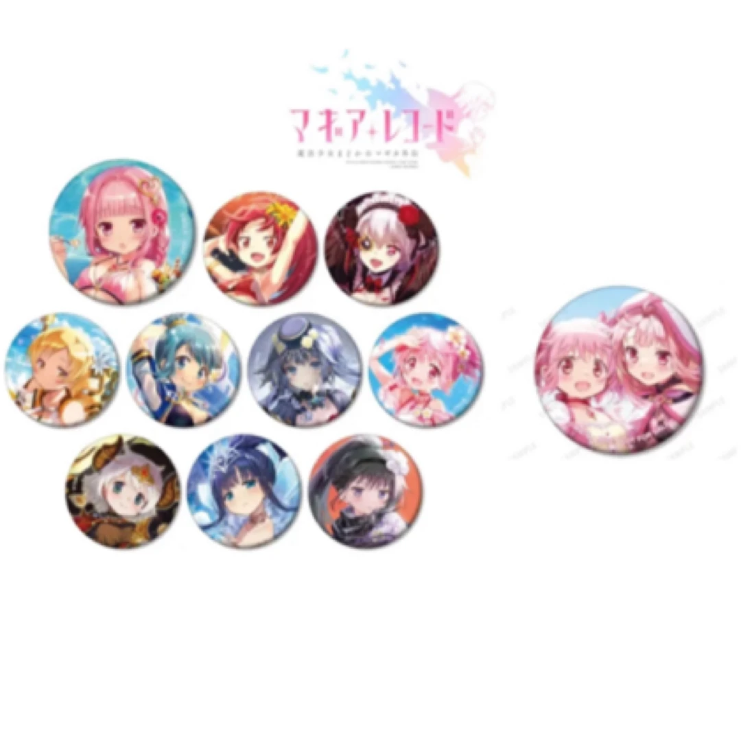 【魔法少女小圆】魔法纪录 水着原画柄吧唧徽章