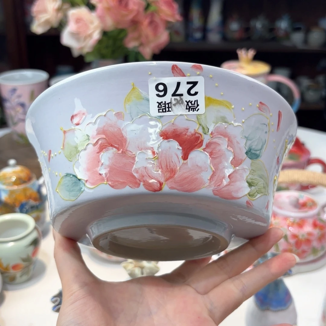 景德镇手绘高温釉下彩陶瓷茶具