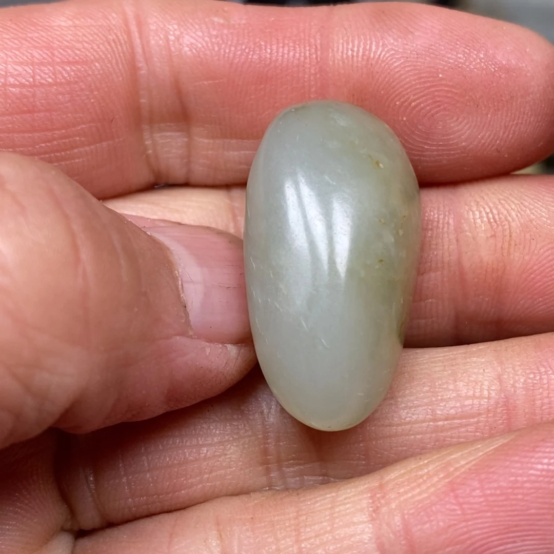 和田玉挂件银S925镀金镶嵌