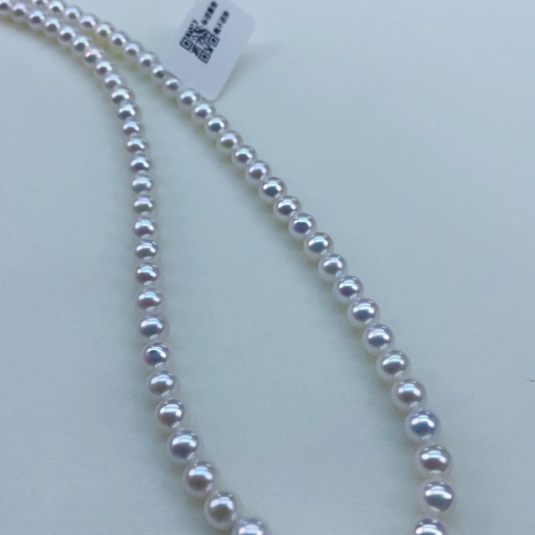 淡水珍珠银S925镶嵌5.5/6极强光炫彩