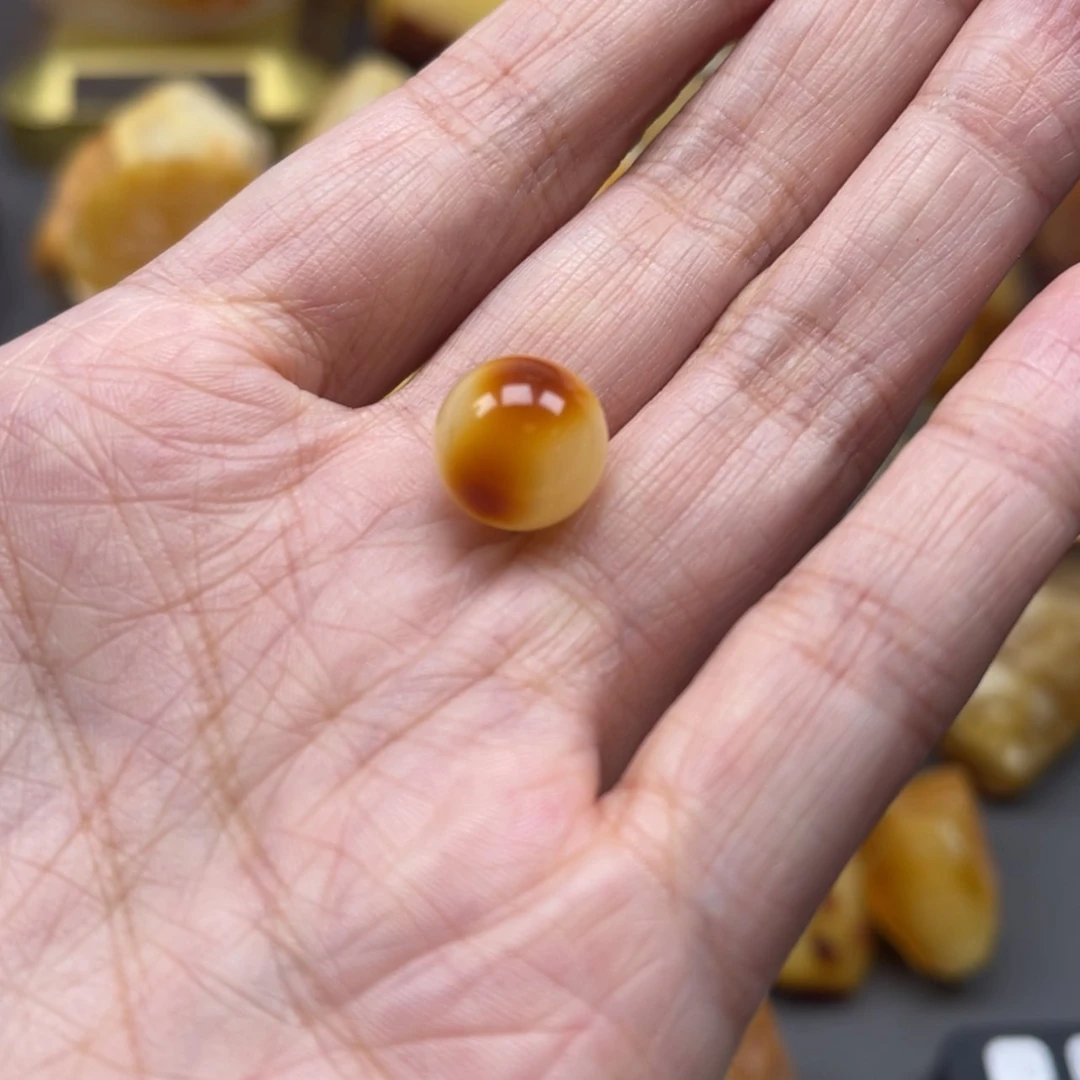 【闪购商品】未镶嵌定制琥珀天然琥珀蜜蜡原石定制12➕珠子