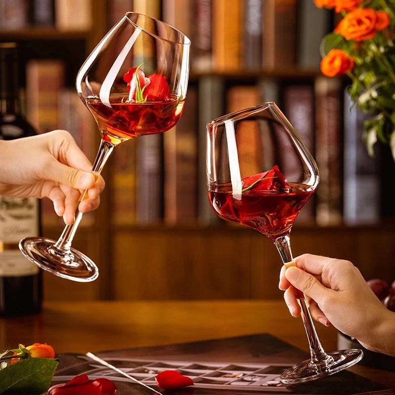 水晶玻璃红酒杯套装红酒杯网红爆款2025最新款葡萄酒杯高脚杯家用