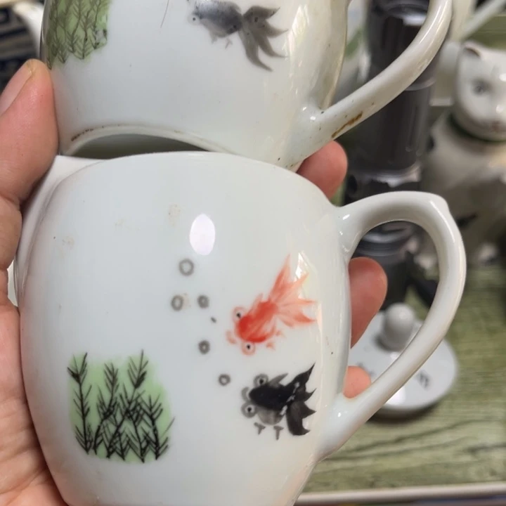 都是瑕疵品看好下单鱼公道杯