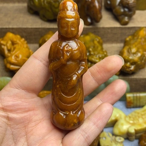 蛇纹石玉未镶嵌颈饰160