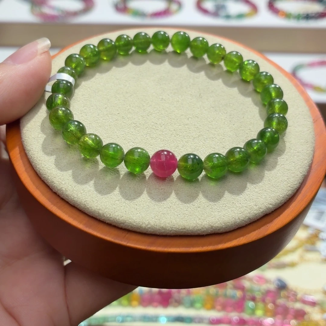 手串碧玺未镶嵌两天看货期