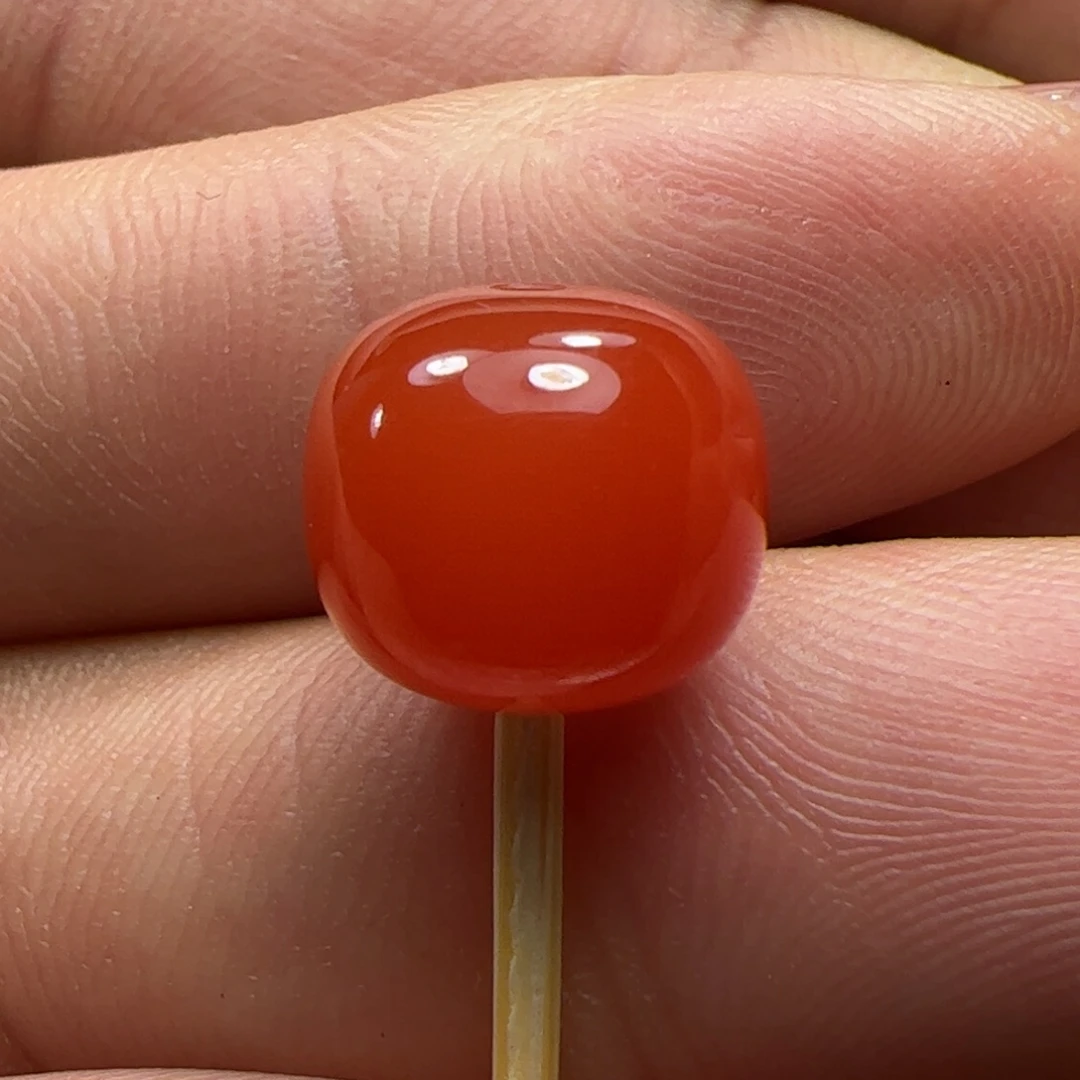 未镶嵌珠子南红玛瑙朱****8