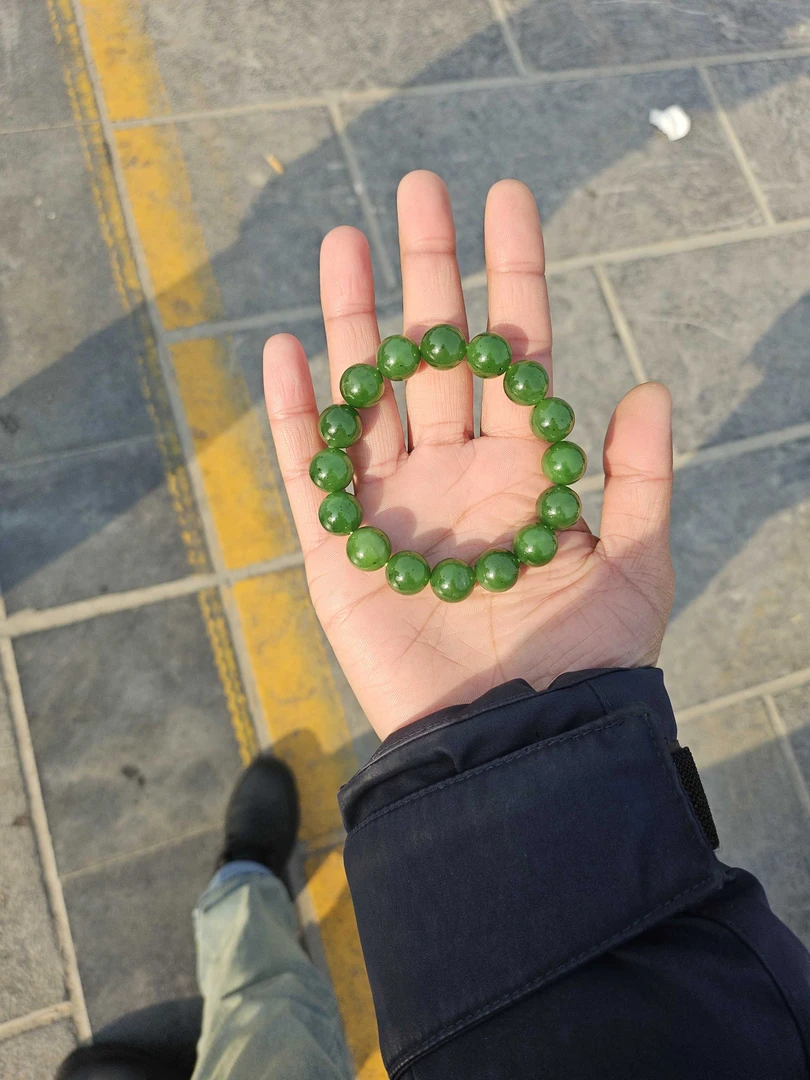 和田玉手串高端奢华款