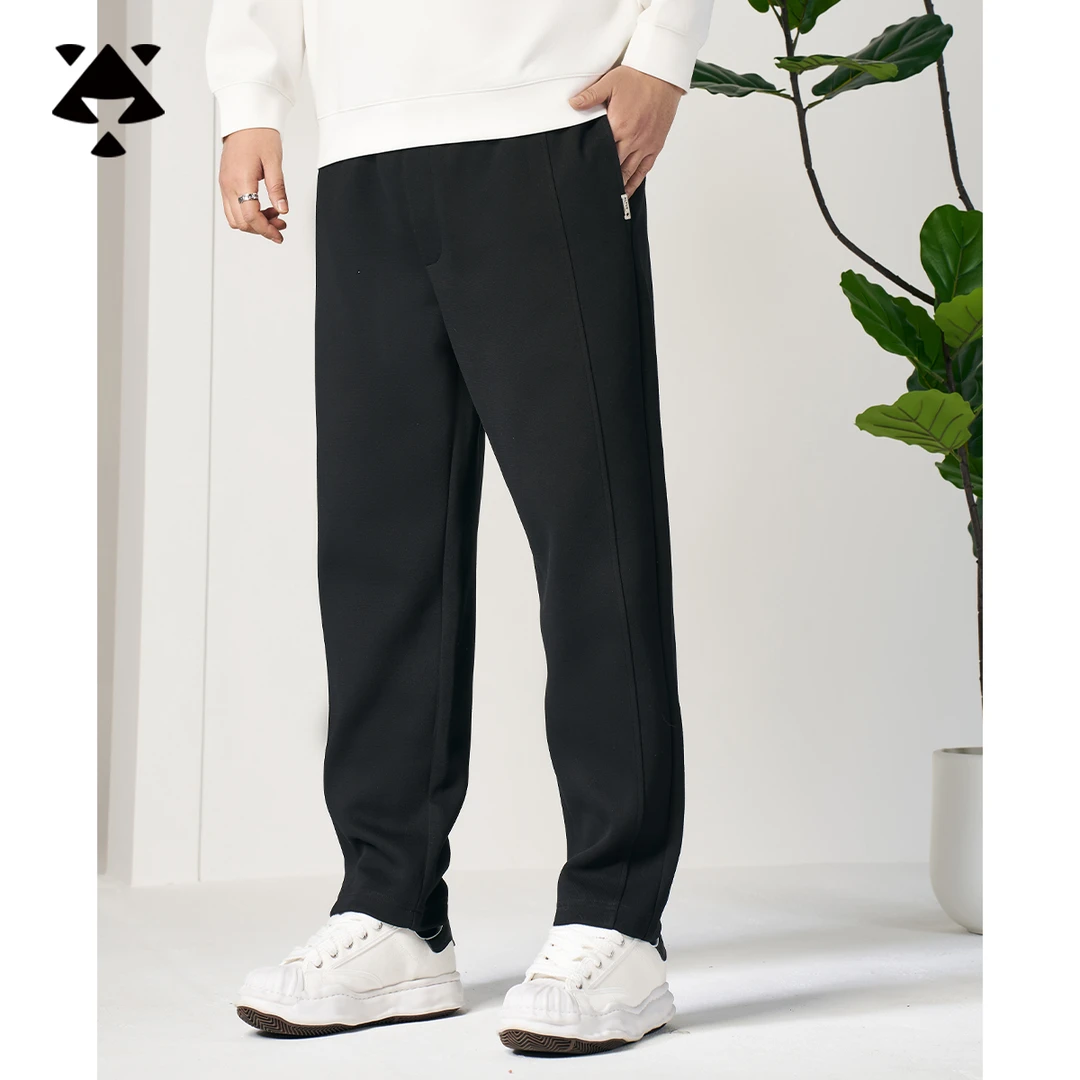 【弯刀裤秋冬】黑劲大码男装胖子美式弯刀弹力大码休闲长裤裤子潮牌